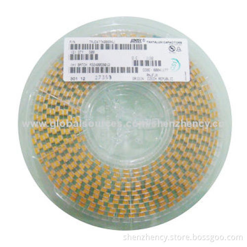 Tantalum Capacitor, TAJD477K006RNJ, 470UF, 6.3V, 10%, 2917, D case